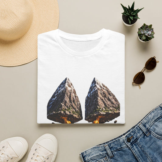 Graphic T-Shirt — 'You Can't Keep What God Has Given Me' Mountain Shield Design