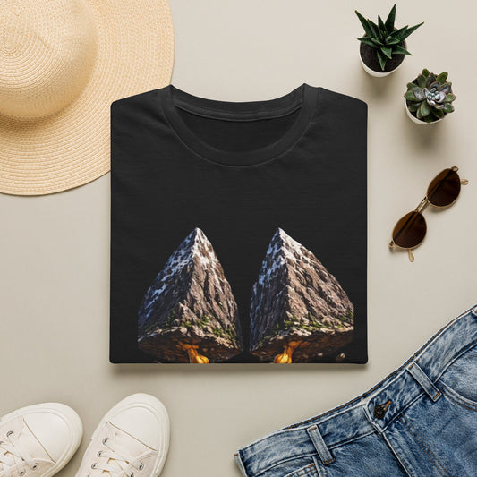 Graphic T-Shirt — 'You Can't Keep What God Has Given Me' Mountain Shield Design